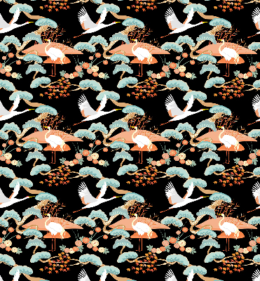 Rolgordijn voor het raam Vliegende reiger