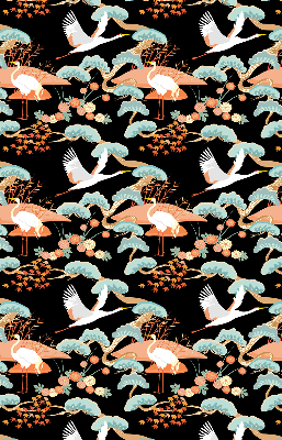 Rolgordijn voor het raam Vliegende reiger