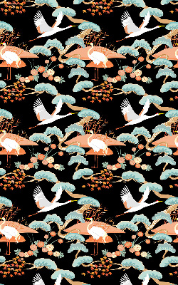 Rolgordijn voor het raam Vliegende reiger