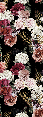 Rolgordijn voor het raam Boeket rozen