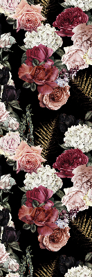 Rolgordijn voor het raam Boeket rozen