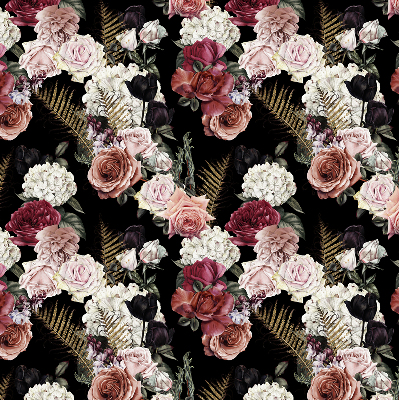 Rolgordijn voor het raam Boeket rozen