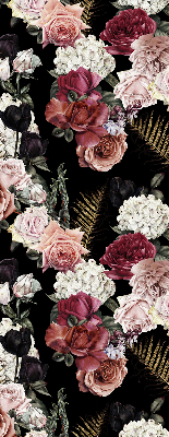 Rolgordijn voor het raam Boeket rozen