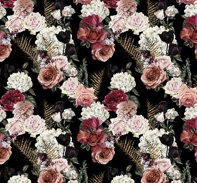 Rolgordijn voor het raam Boeket rozen