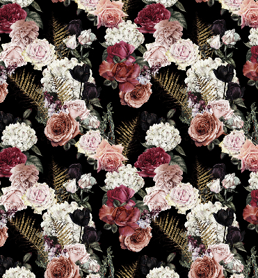 Rolgordijn voor het raam Boeket rozen