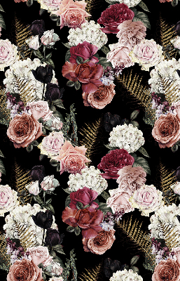 Rolgordijn voor het raam Boeket rozen