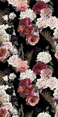 Rolgordijn voor het raam Boeket rozen