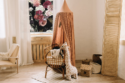 Rolgordijn voor het raam Boeket rozen