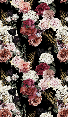 Rolgordijn voor het raam Boeket rozen