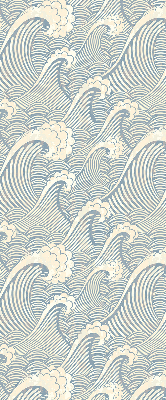 Rolgordijn voor het raam Watergolven