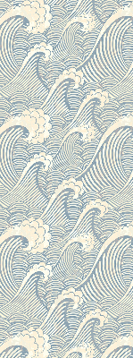 Rolgordijn voor het raam Watergolven