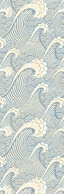 Rolgordijn voor het raam Watergolven