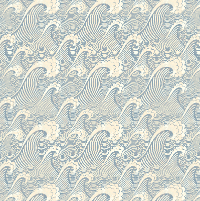 Rolgordijn voor het raam Watergolven