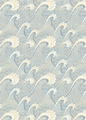 Rolgordijn voor het raam Watergolven