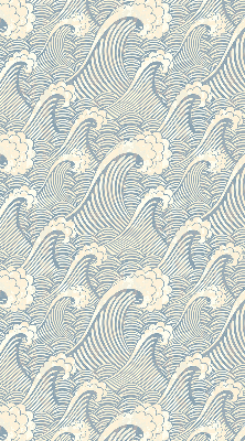 Rolgordijn voor het raam Watergolven