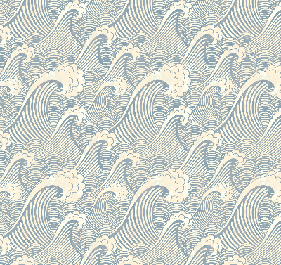 Rolgordijn voor het raam Watergolven