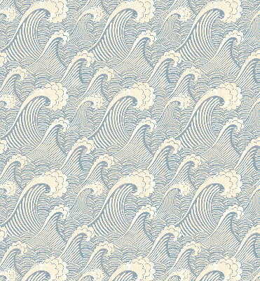 Rolgordijn voor het raam Watergolven