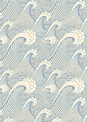 Rolgordijn voor het raam Watergolven