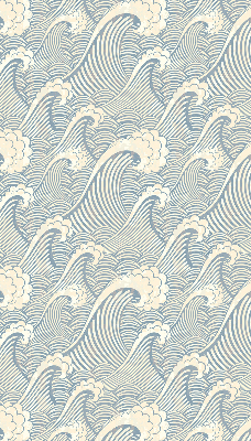 Rolgordijn voor het raam Watergolven