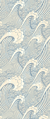 Rolgordijn voor het raam Watergolven