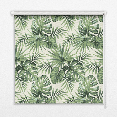 Rolgordijn voor het raam Verschillende bladeren