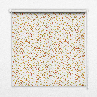 Rolgordijn voor het raam Vallende bladeren