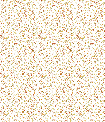 Rolgordijn voor het raam Vallende bladeren