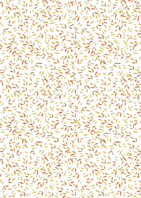 Rolgordijn voor het raam Vallende bladeren