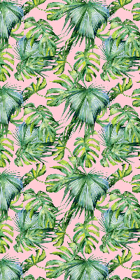 Rolgordijn voor het raam Tropische bladvariëteiten