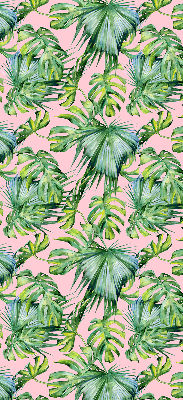 Rolgordijn voor het raam Tropische bladvariëteiten