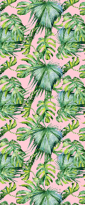 Rolgordijn voor het raam Tropische bladvariëteiten