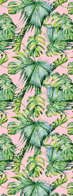 Rolgordijn voor het raam Tropische bladvariëteiten