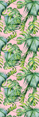 Rolgordijn voor het raam Tropische bladvariëteiten