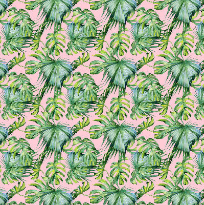 Rolgordijn voor het raam Tropische bladvariëteiten