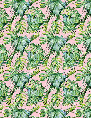 Rolgordijn voor het raam Tropische bladvariëteiten