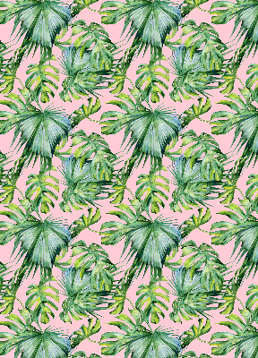 Rolgordijn voor het raam Tropische bladvariëteiten