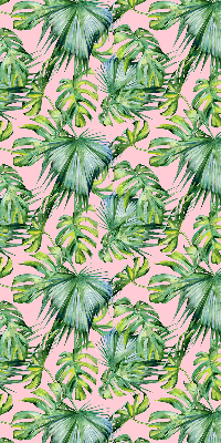 Rolgordijn voor het raam Tropische bladvariëteiten