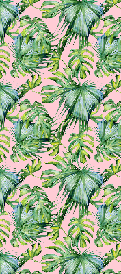 Rolgordijn voor het raam Tropische bladvariëteiten