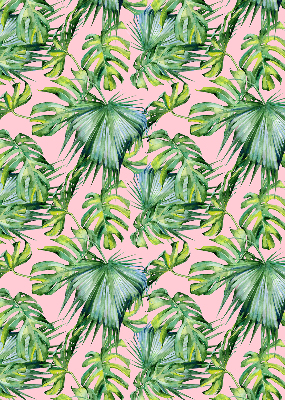 Rolgordijn voor het raam Tropische bladvariëteiten