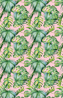 Rolgordijn voor het raam Tropische bladvariëteiten