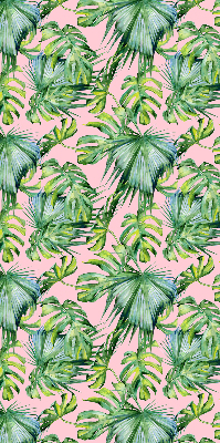 Rolgordijn voor het raam Tropische bladvariëteiten