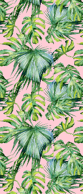 Rolgordijn voor het raam Tropische bladvariëteiten