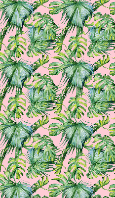 Rolgordijn voor het raam Tropische bladvariëteiten