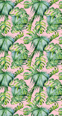 Rolgordijn voor het raam Tropische bladvariëteiten