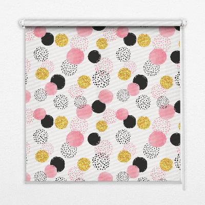 Rolgordijn verduisterend Verschillende cirkels