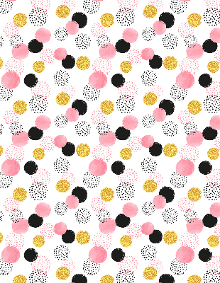 Rolgordijn verduisterend Verschillende cirkels