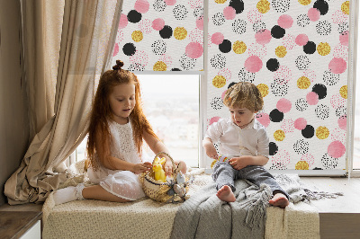 Rolgordijn verduisterend Verschillende cirkels