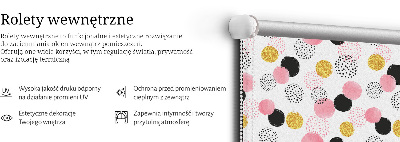 Rolgordijn verduisterend Verschillende cirkels