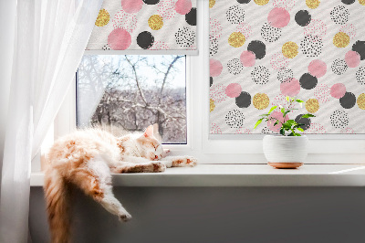 Rolgordijn verduisterend Verschillende cirkels