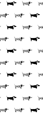 Rolgordijn verduisterend Getekende honden